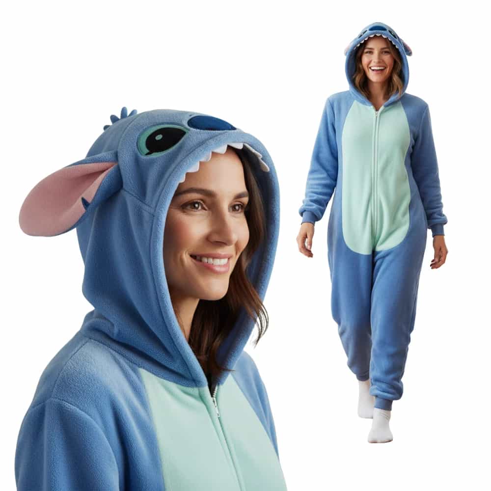 Kigurumi Onesie Pyjamas Costume Blue Stitch