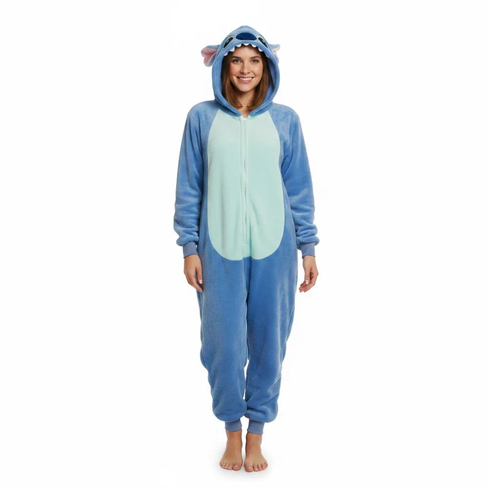 Kigurumi Onesie Pyjamas Costume Blue Stitch