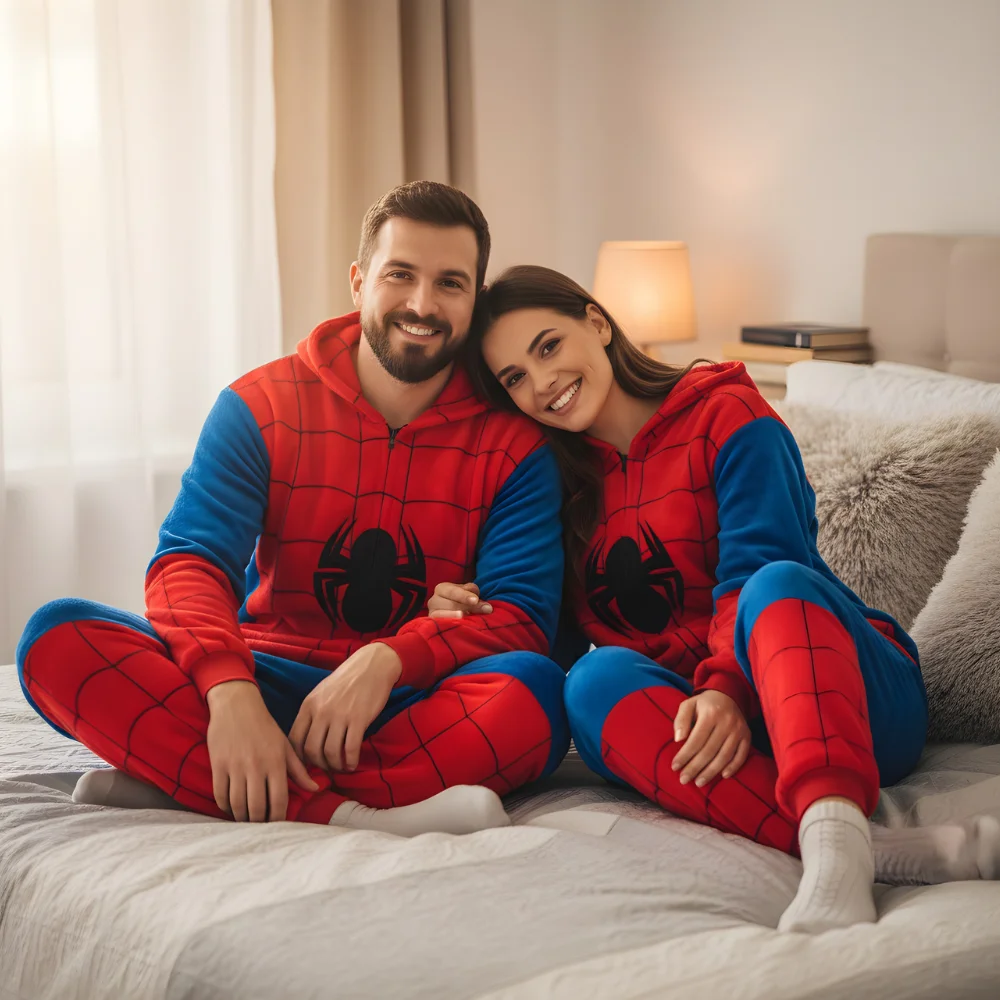 Kigurumi Onesie Pyjamas Costume Spiderman, view 9