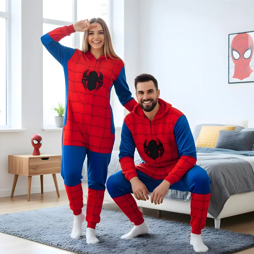 Kigurumi Onesie Pyjamas Costume Spiderman, view 2
