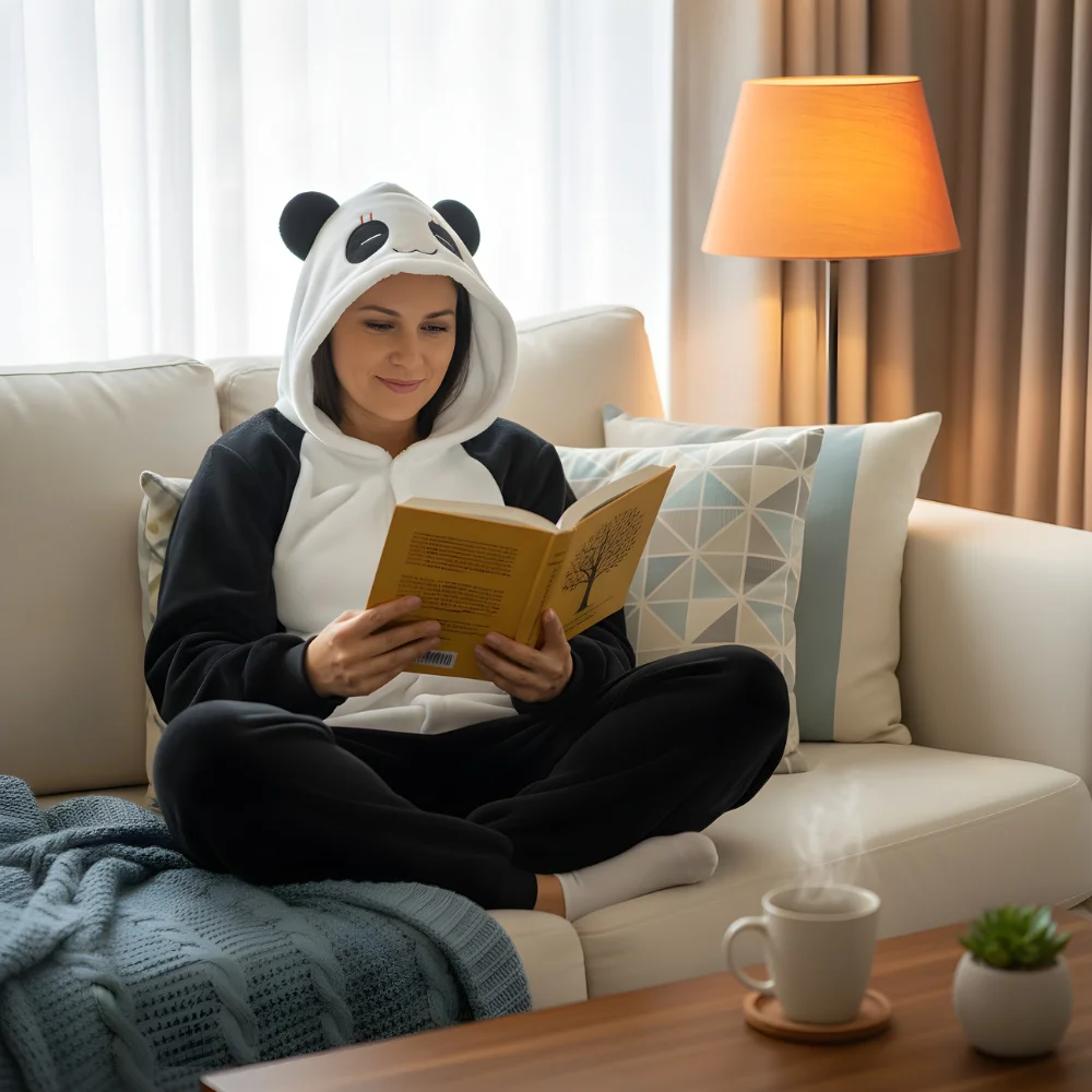 Kigurumi Onesie Pyjamas Costume Panda, view 7