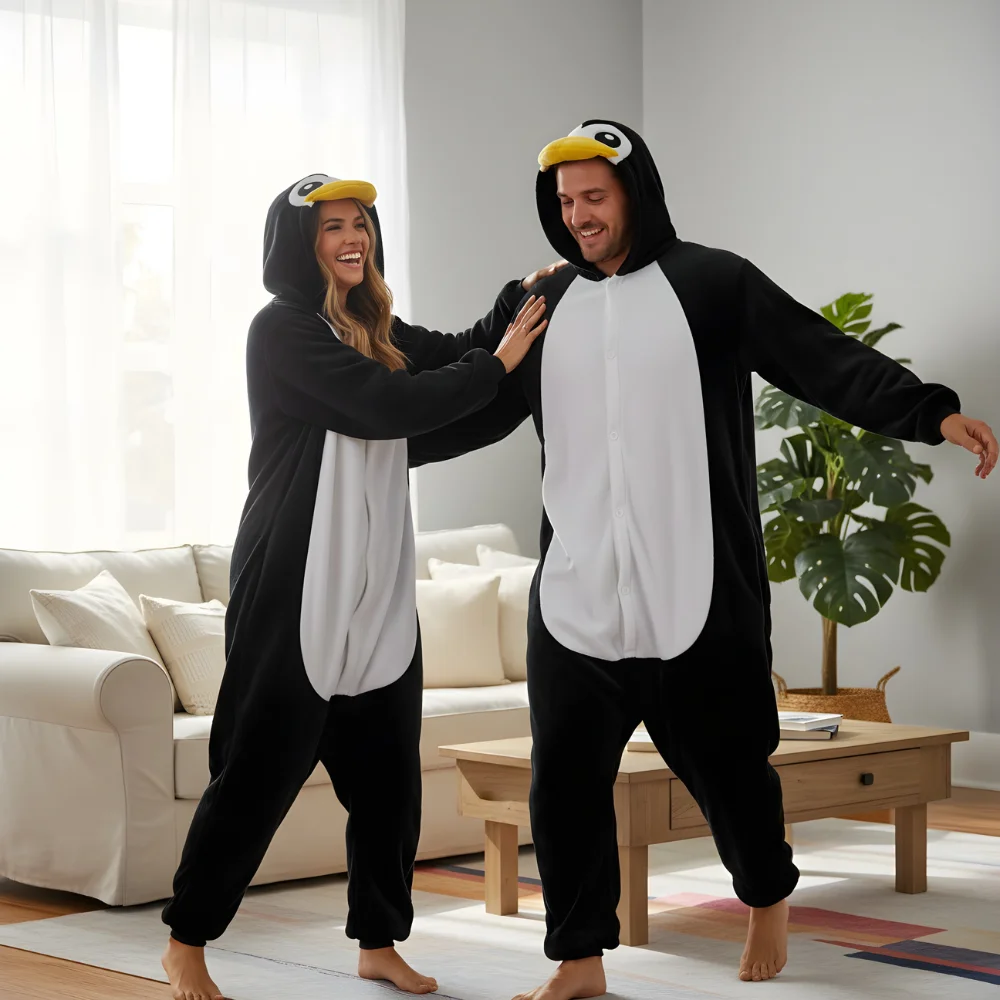 Penguin Onesie for Adults, view 6