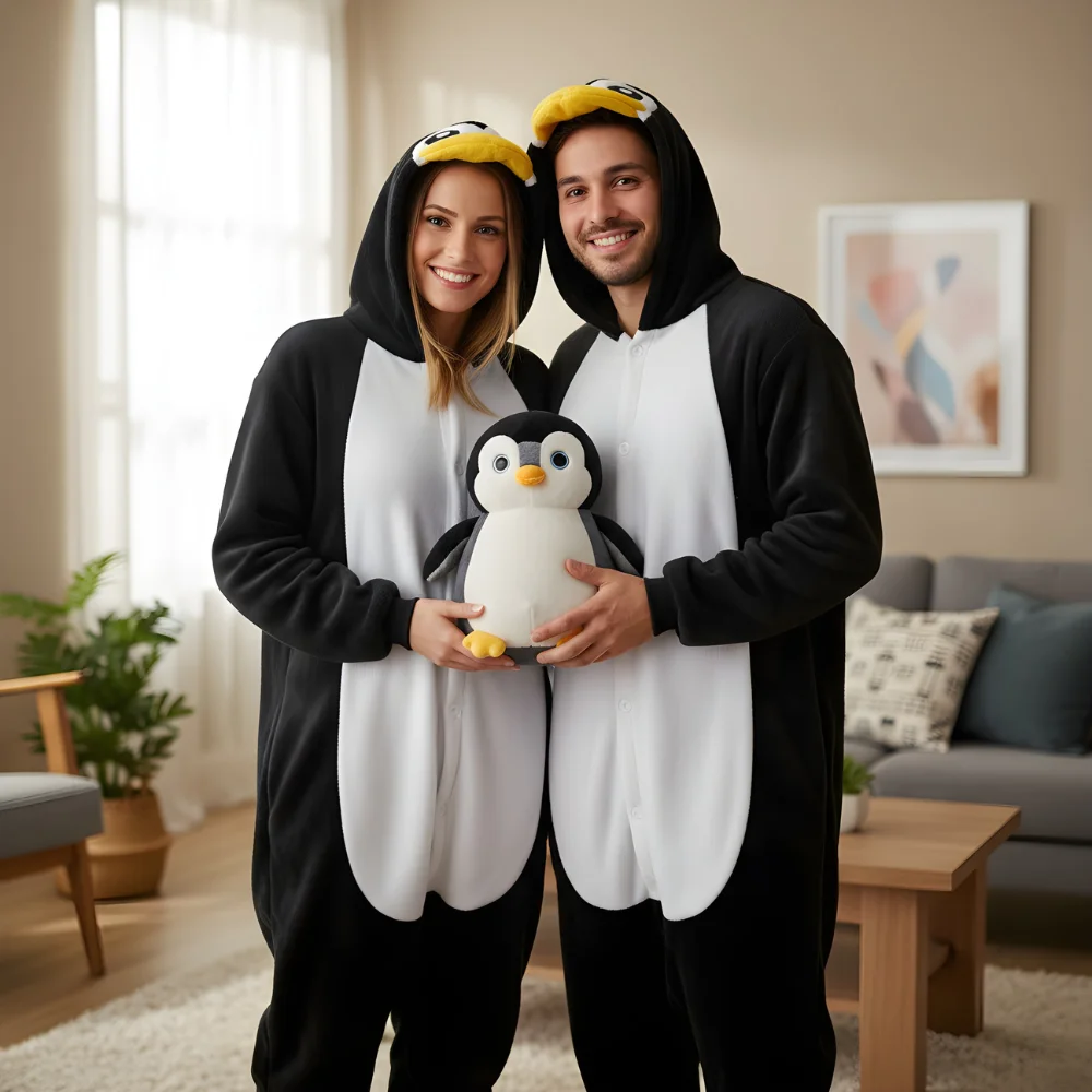 Kigurumi Onesie Pyjamas Costume Penguin, view 2