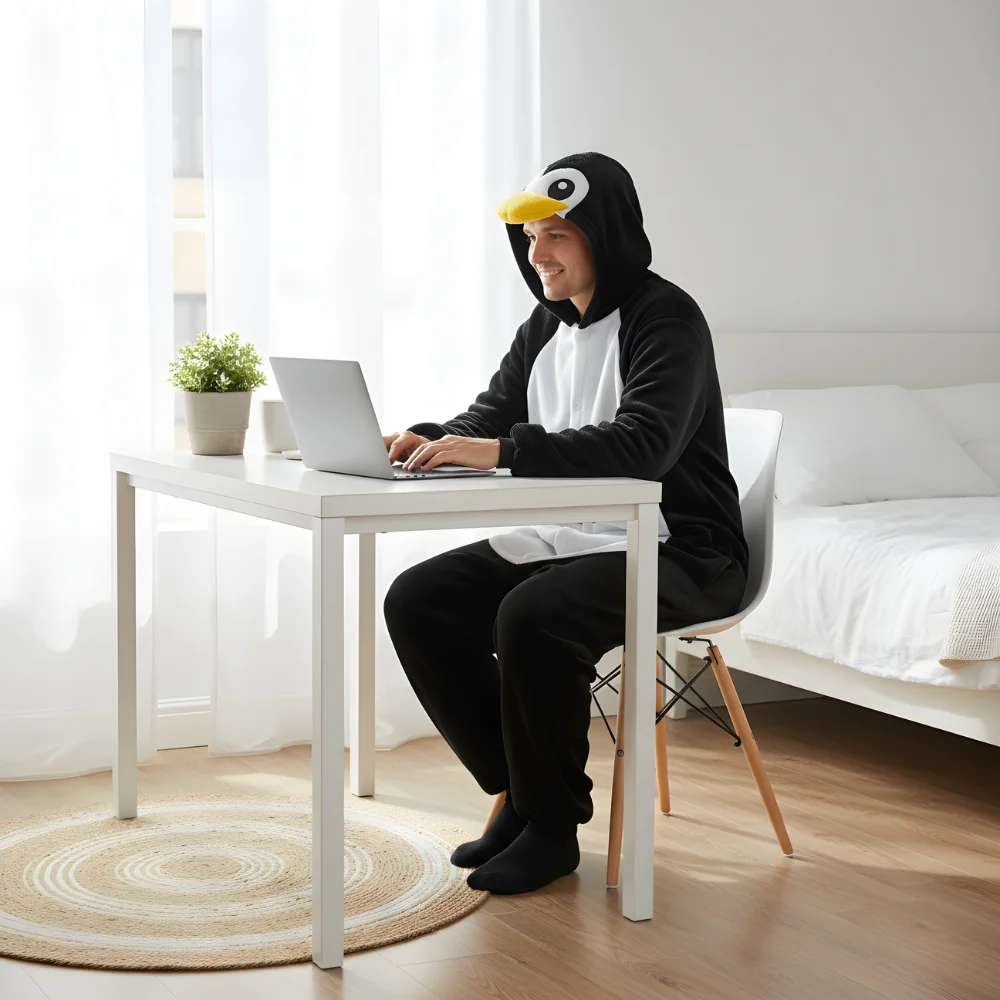 Kigurumi Onesie Pyjamas Costume Penguin, view 8