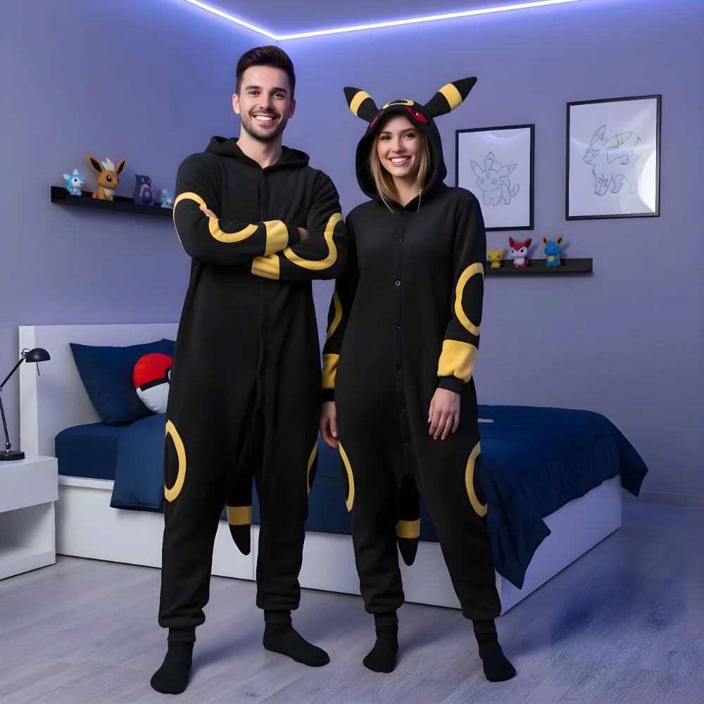 Kigurumi Onesie Pyjamas Costume Pokémon Umbreon, view 7