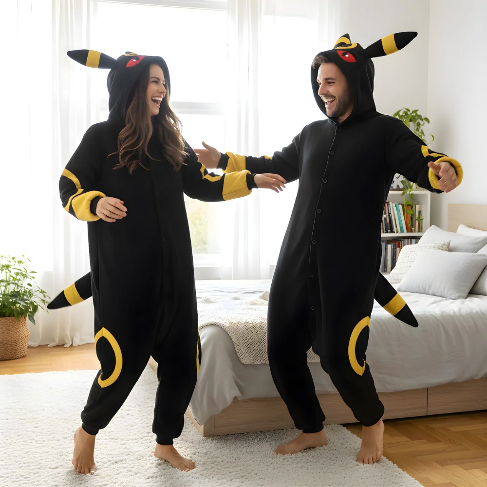 Kigurumi Onesie Pyjamas Costume Pokémon Umbreon, view 4