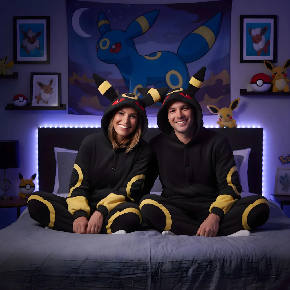 Kigurumi Onesie Pyjamas Costume Pokémon Umbreon, view 5