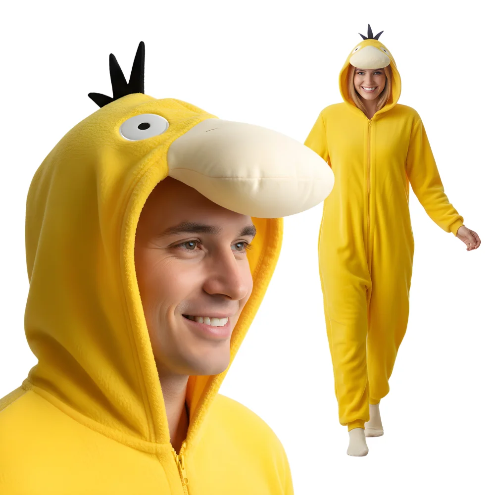 Kigurumi Onesie Pyjamas Costume Pokémon Psyduck