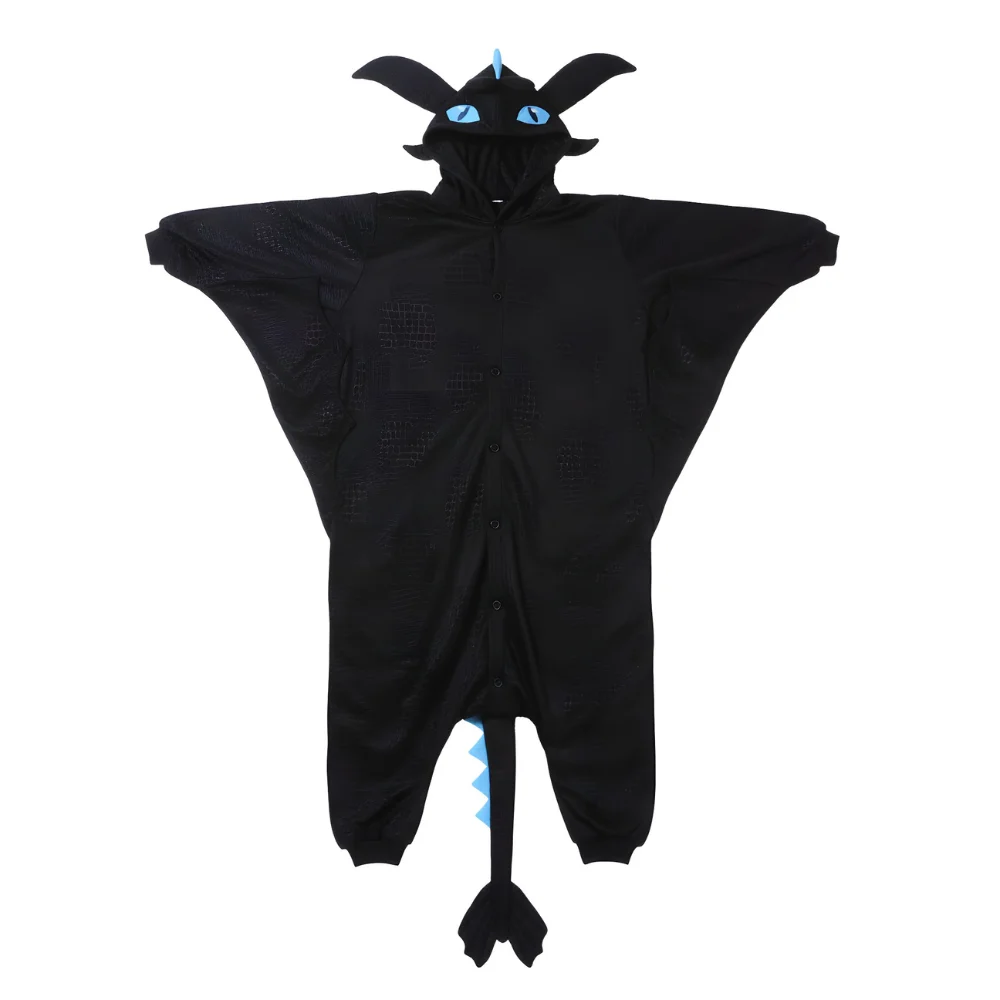 Kigurumi Onesie Pyjamas Costume Blue Toothless