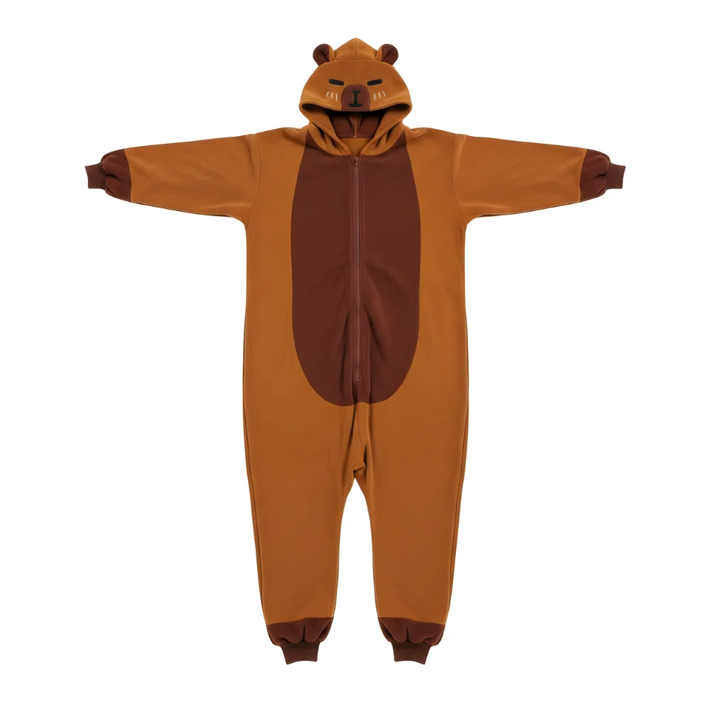 Kigurumi Onesie Pyjamas Costume Capybara, view 5
