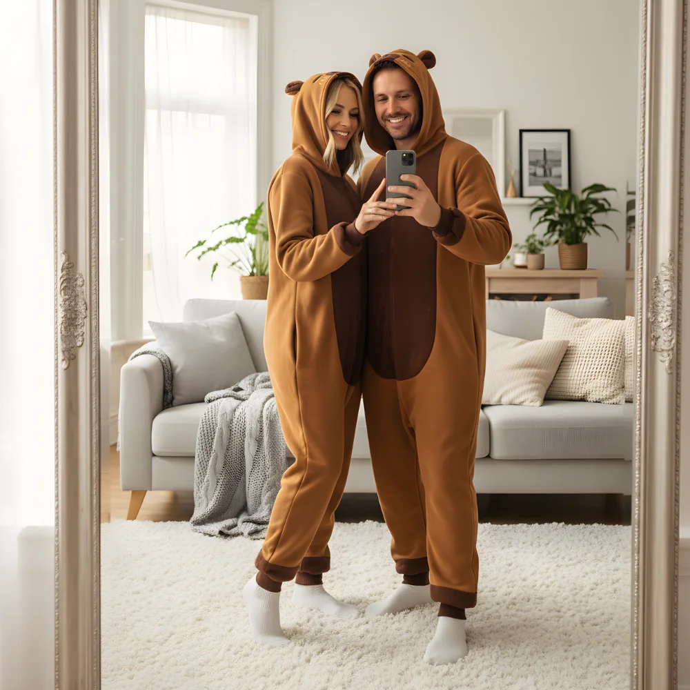 Kigurumi Onesie Pyjamas Costume Capybara, view 9